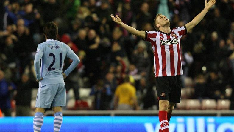 Silva Larsson Sunderland Manchester City Premier League Anglija angleška liga pr