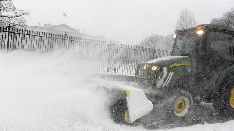 Močno sneženje v ZDA.