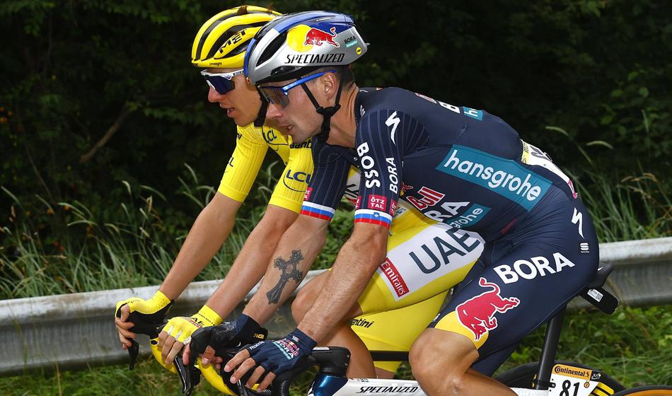 Slovenija kljub izjemnemu Pogačarju izgubila mesto med najboljšo trojico