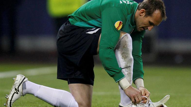 Avstralski veteran na delu v finalu Evropske lige, kjer je bil Atlético Madrid b