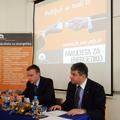Načrte razvojnega centra ZEL-EN sta predstavila Primož Gabrič in Andrej Predin. 