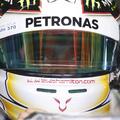 Hamilton Mercedes VN Malezije Sepang trening oči čelada