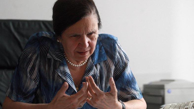 Milanka Dragar, upokojena bančnica in pesnica. (Foto: Nik Rovan)