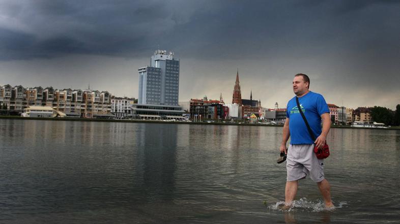 Razlivanje Drave v Osjeku