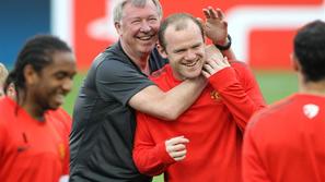 Alex Ferguson in Wayne Rooney