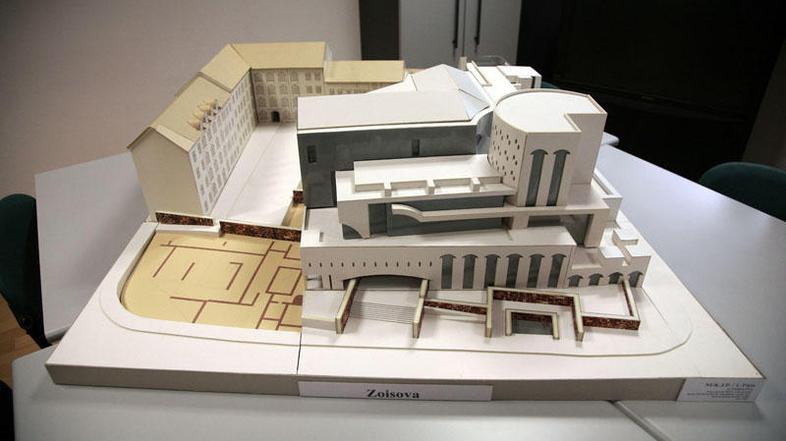 Arhitekturna rešitev za NUK II avtorja Marka Mušiča. (Foto: IFP)