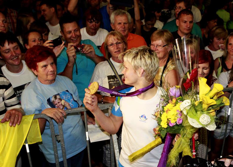 sprejem prihod žolnir olimpijske igre