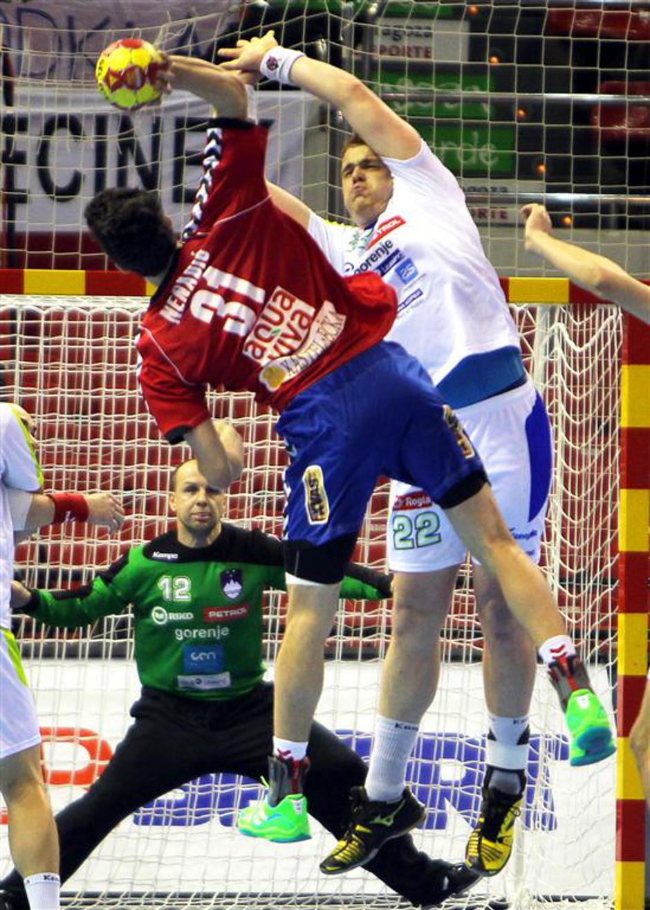 Nenadić Gaber Škof Srbija Slovenija SP svetovno prvenstvo Zaragoza | Avtor: EPA