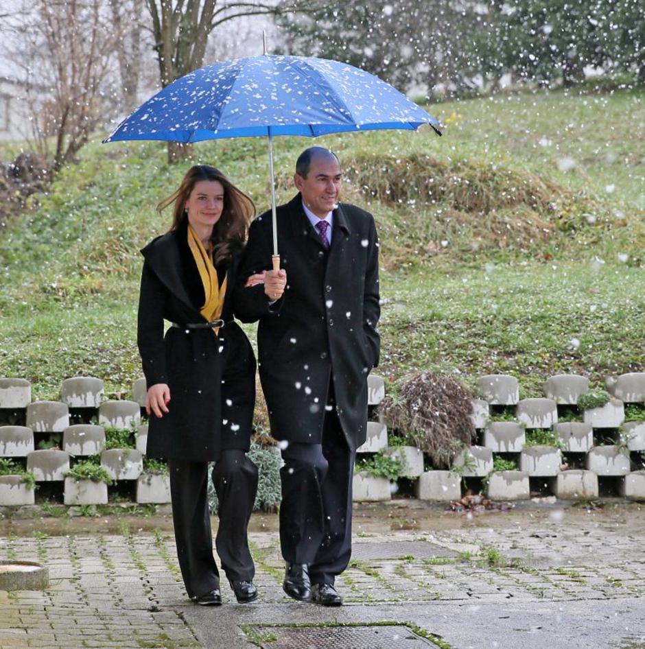 Janez Janša in Urška Bačovnik Janša | Avtor: Gregor Katič