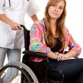 ženska, invalidski voziček