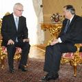 Prvo srečanje slovenskega predsednika Danila Türka in njegovega hrvaškega kolega
