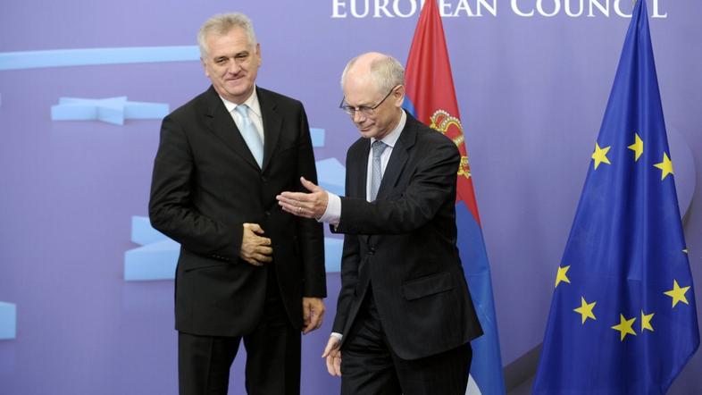 Tomislav Nikolić in Herman van Rumpuy