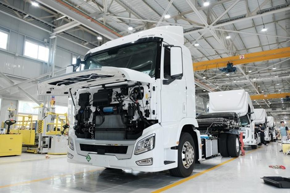 Hyundai FCEV tovornjak, gorivne celice | Avtor: 