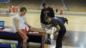 Dragić Slovenija reprezentanca EuroBasket trening pred Finsko Tivoli