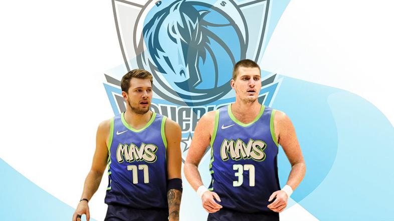Luka Dončić in Nikola Jokić
