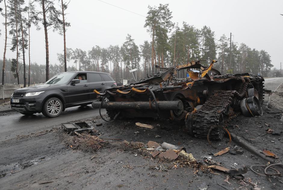 uničen tank Ukrajina | Avtor: Epa