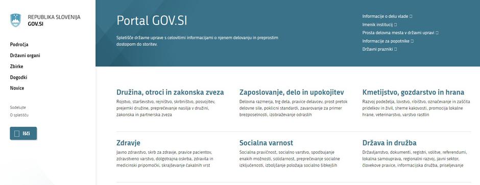 spletni portal gov.si | Avtor: PrtScr gov.si