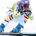Včeraj bronasta na superveleslalomu, danes z vročino. Maria Riesch. (Foto: EPA)