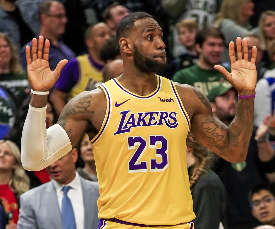 LeBron James LA Lakers | Avtor: Epa