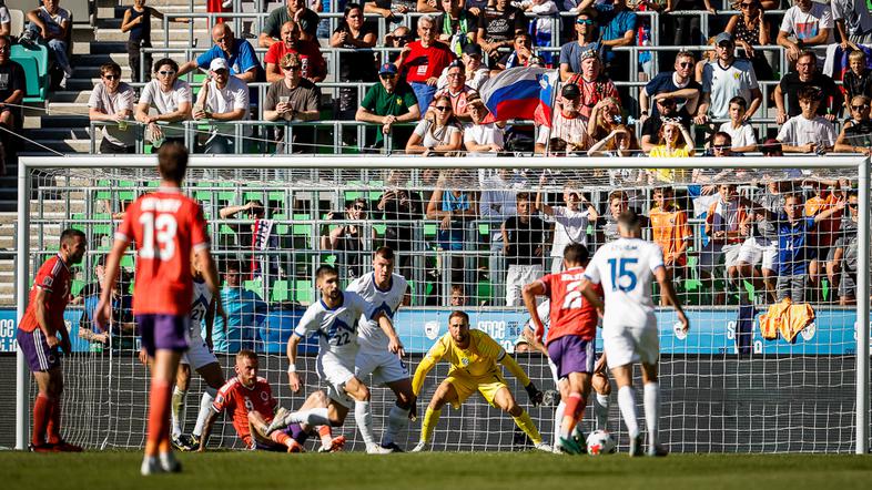 nogomet, liga narodov, Slovenija - Škotska
