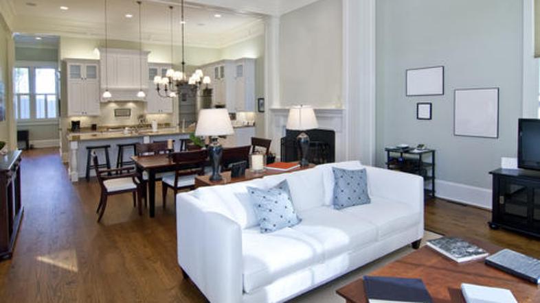 Velik prostor brez nepotrebnih pregrad dopušča svetlobi prosto pot. (Foto: Shutt