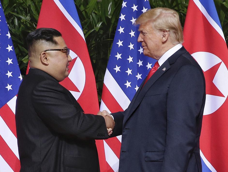 Kim Džong Un Donald Trump Singapur srečanje