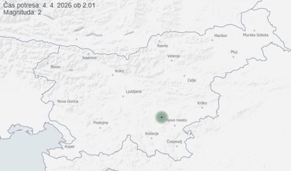 Sredi noči streslo tla: Številni poročali o potresu