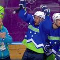 Razingar Slovenija Slovaška olimpijske igre Soči 2014 gol zadetek slavje