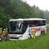 Nesreča avtobusa na gorenjski avtocesti