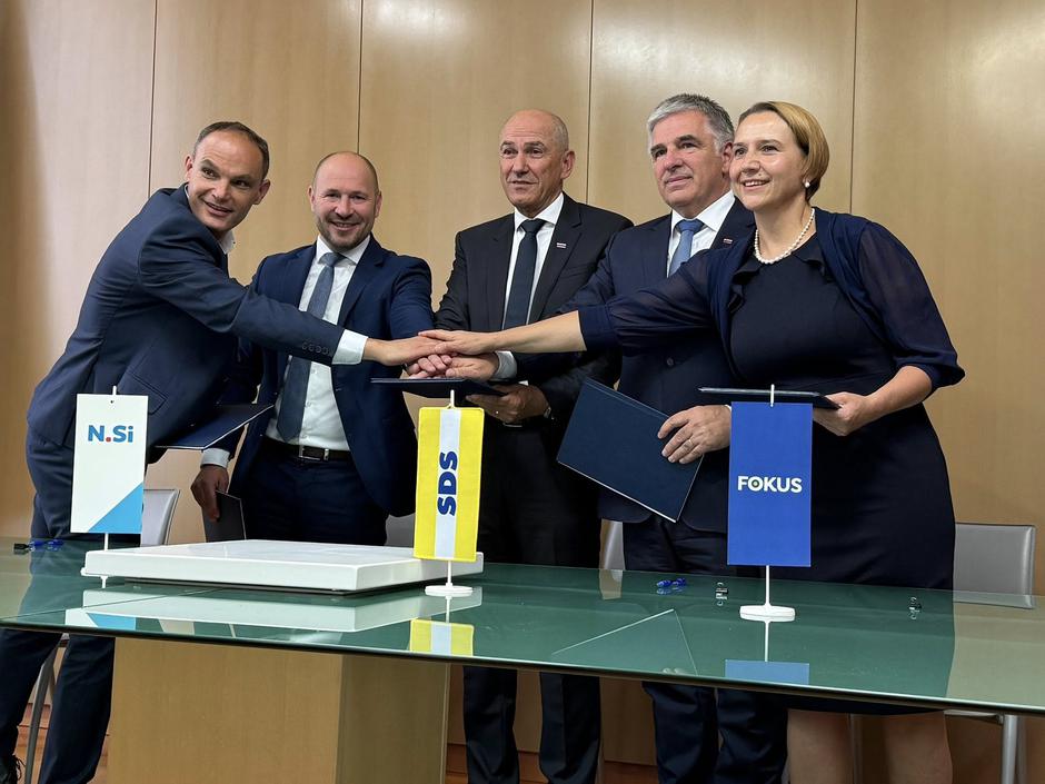 koalicijska pogodba podpis koalicijske pogodbe | Avtor: NSi