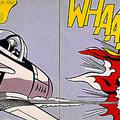 Eden izmed najbolj znanih Lichtensteinovih plakatov Whaam!, ki je nastala leta 1