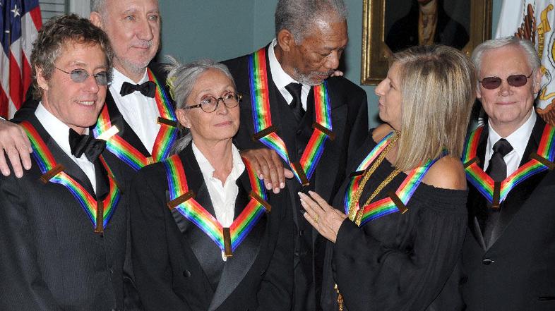 Nagrajenci Roger Daltrey, Pete Townshend, Twyla Tharp, Morgan Freeman, Barbra St