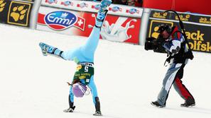 Sport 27.01.2013 Tina Maze, svetovni pokal, slalom, zenske, Maribor Zlata Lisica