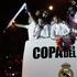 Slavje nogometašev madridskega Reala po zmagi nad Barcelono v finalu kraljevega 