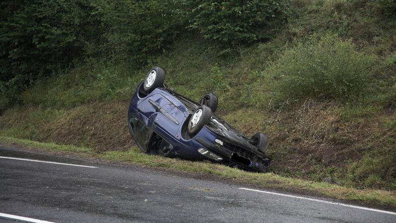 Prometna nesreča, fotografija je simbolična