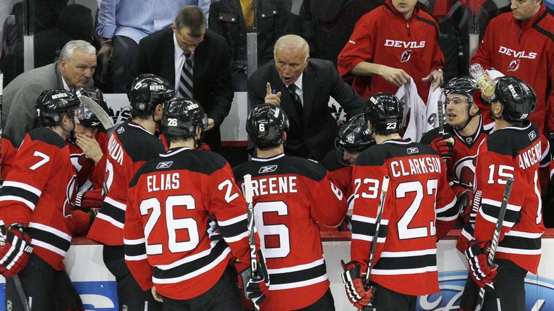 Hokejisti Devilsov so jih slišali. Jacques Lemaire zna biti zelo glasen. (Foto: 