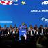 Angela Merkel na predvolilnem shodu HDZ na Hrvaškem