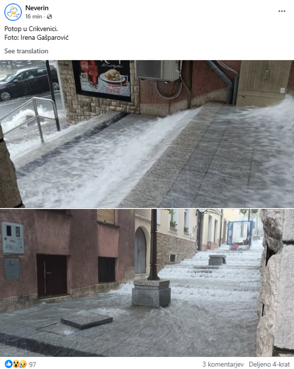 Crikvenica poplave | Avtor: Neverin/Irena Gašparović