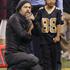 NFL končnica Saints Cardinals Brad Pitt