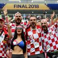 Hrvaški navijači v Moswkvi