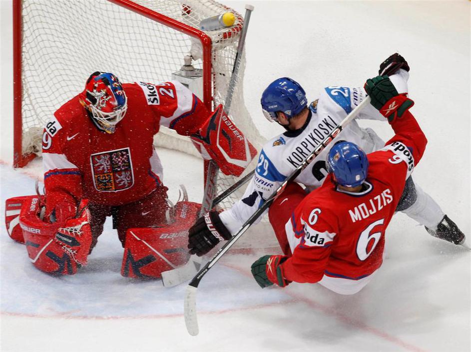 Češka četrtfinale Tomas Mojzis Lauri Korpikoski Tomas Vokoun