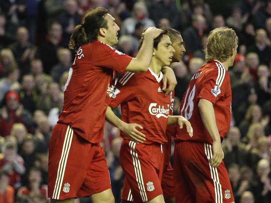 Igralci Liverpoola niso imeli večjih težav z West Hamom. (Foto: Reuters)