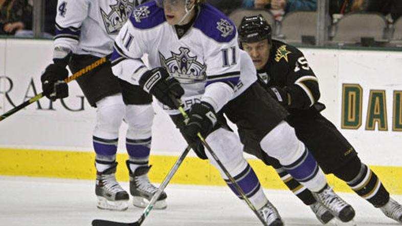 Anže Kopitar je trikrat ustrelil proti vratom nasprotnikov, a ostal brez zadetka