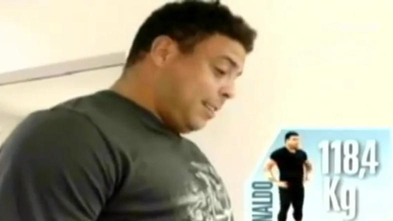 Ronaldo resničnostni šov Brazilija tehtnica teža
