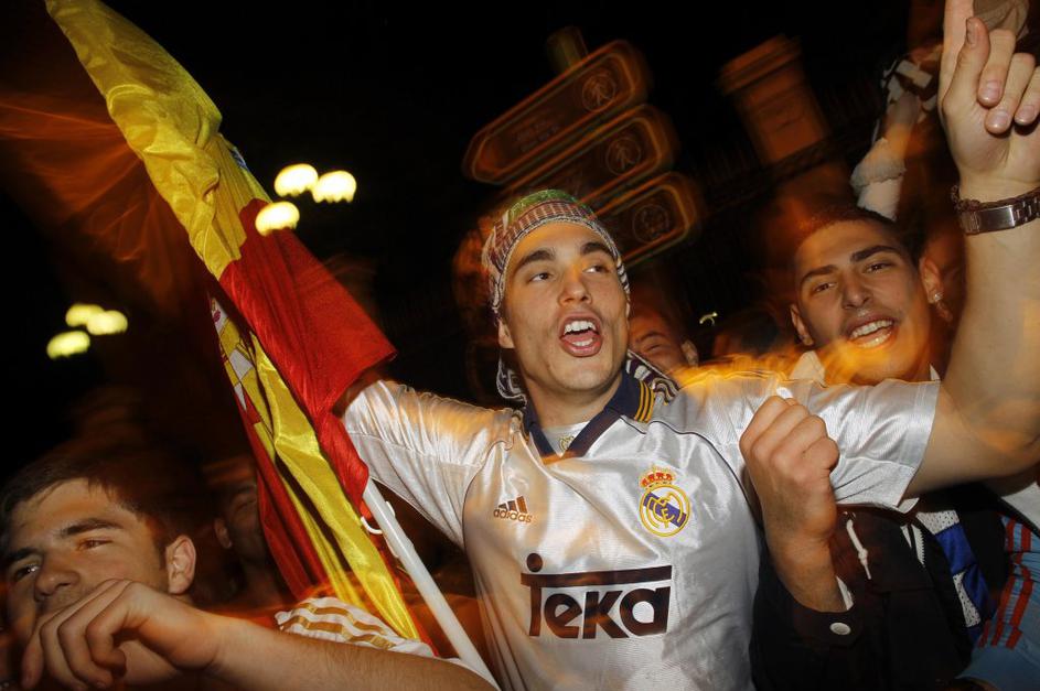 Real Madrid navijači proslavljajo