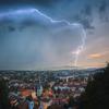 nevihta strela Ljubljana