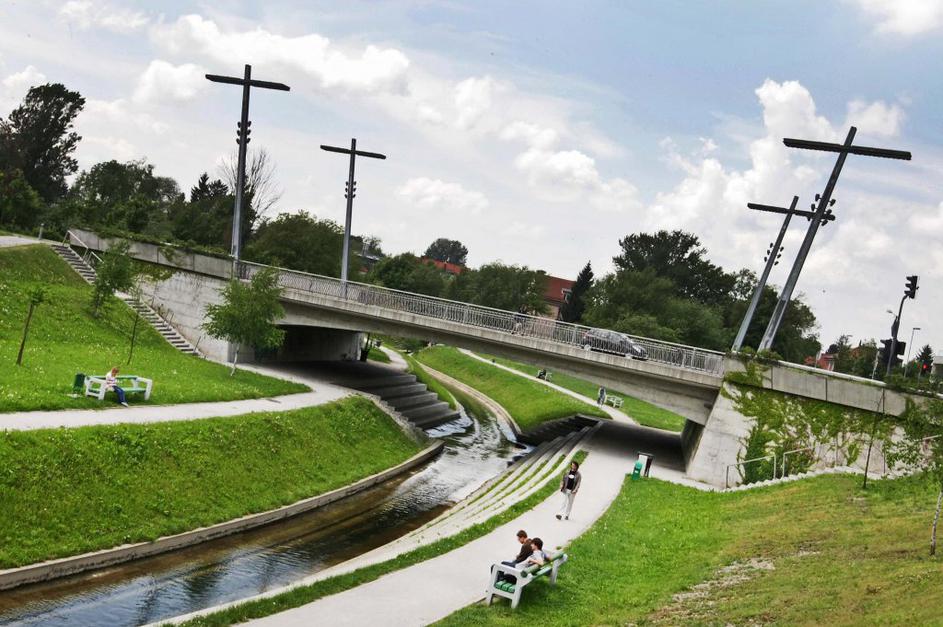 Most čez Gradaščico 