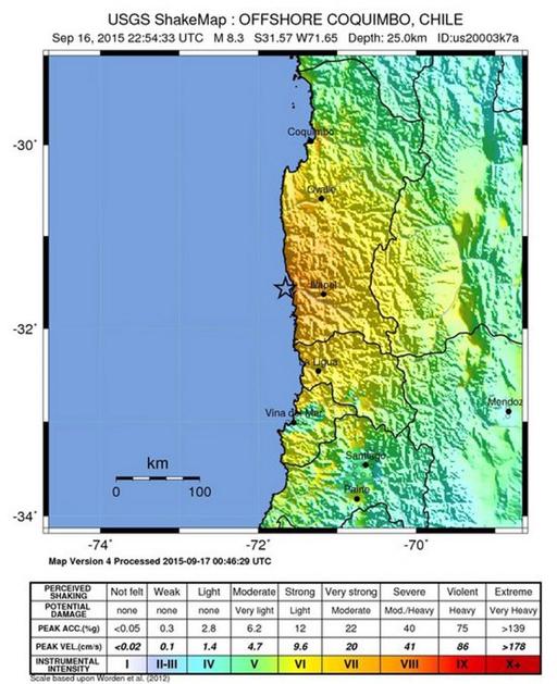 Potres Čile