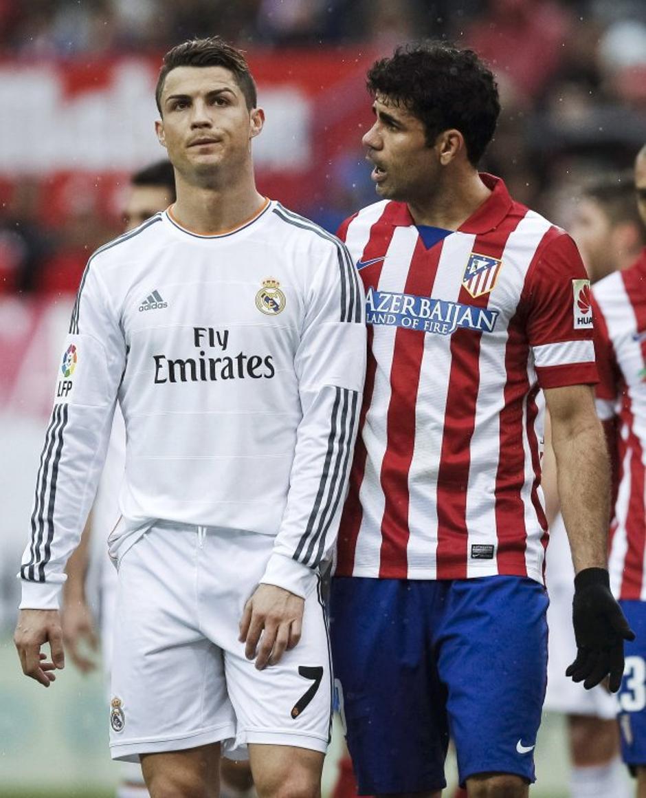 (Atlético Madrid - Real Madrid) Costa Ronaldo | Avtor: EPA