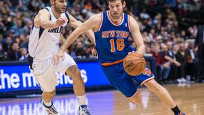 Beno Udrih na tekmi med New Yorkom in Dallasom.